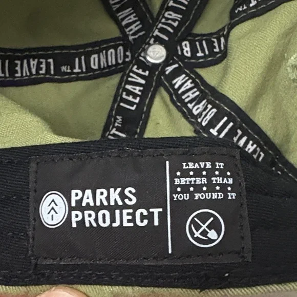 Parks Project Leave It Fern Cap Embroidered Free People Hat 100% Cotton One Size - Picture 7 of 9